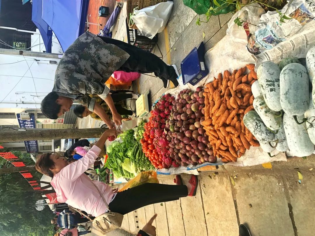 西双版纳傣族赶街视频,勐腊县勐仑镇赶街