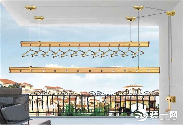 升降晾衣架产品说明,电动升降式晾衣架安装