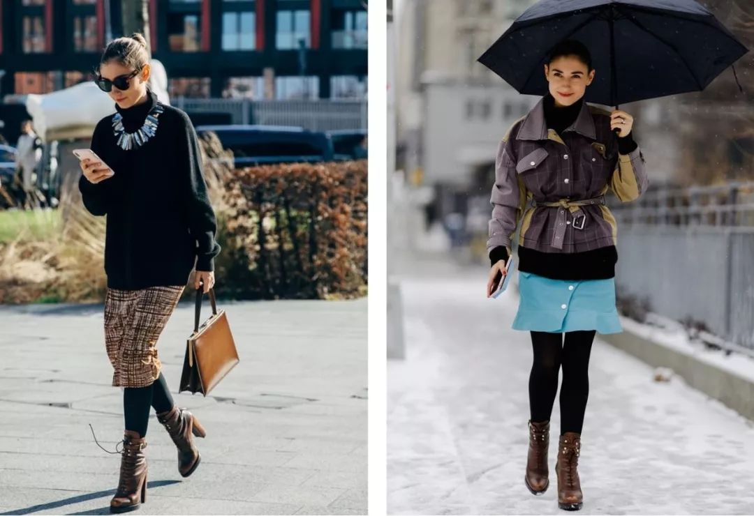 适合小个子穿的小短靴,秋冬必备百搭靴子短靴