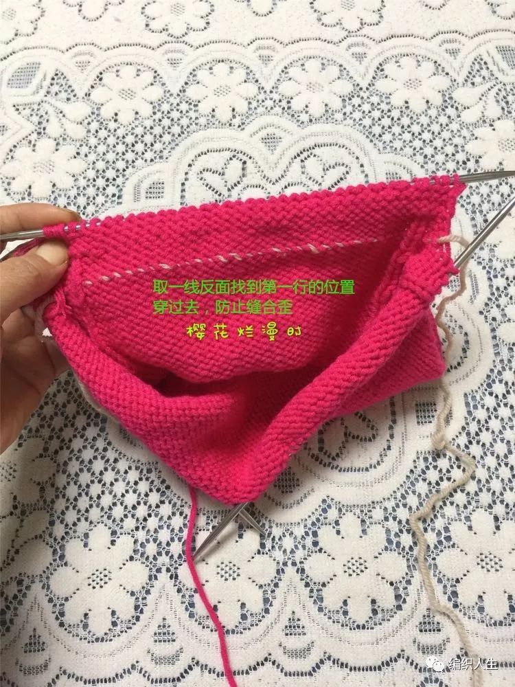 棒针手工防风护脸毛线帽子儿童款,棒针编织帽子儿童风雪帽