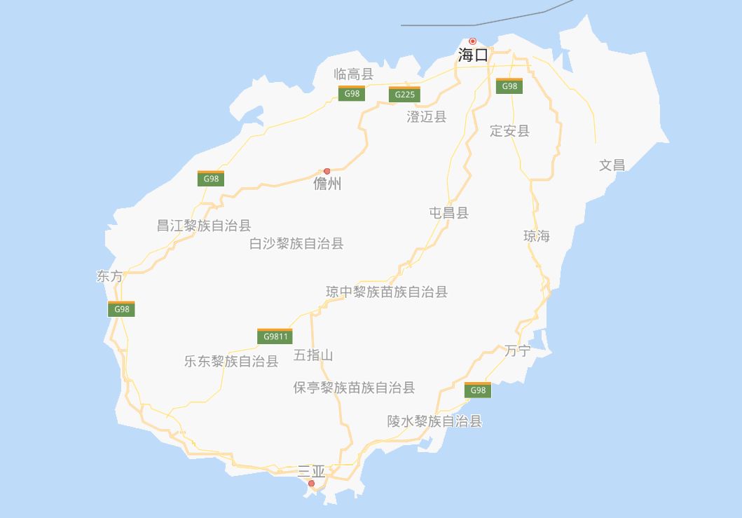 把地图画成画,海南的地图是怎么画的