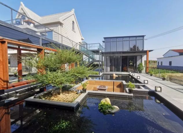 上海市崇明南来北往精品民宿,崇明恬园居民宿和风小木屋团购