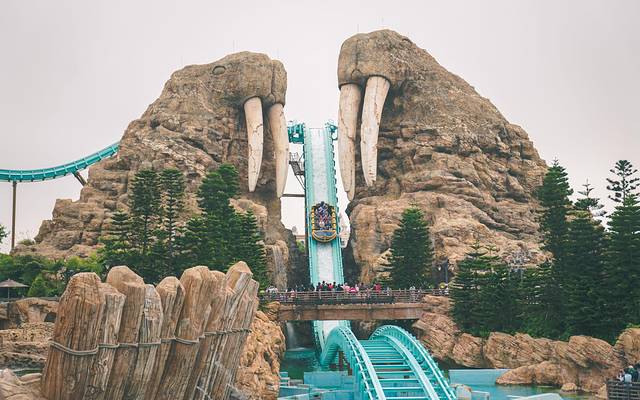 长隆海洋王国海底机动船,珠海长隆海洋王国鲸鲨馆海底区