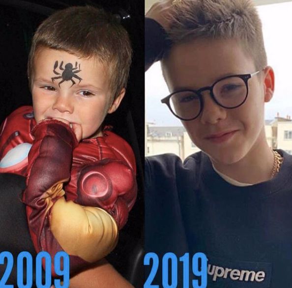 小贝二儿子罗密欧和贝嫂,小贝二儿子罗密欧球技