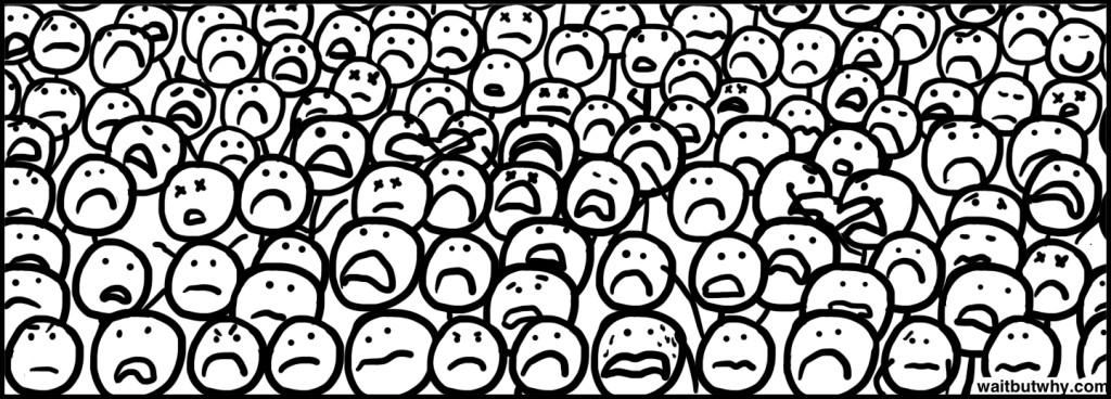 把73亿人塞到一栋楼里面，会发生什么？