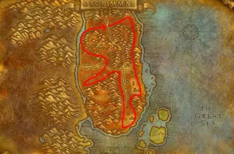 采矿220-300攻略矿石分布图,部落采矿1-300攻略矿石分布图