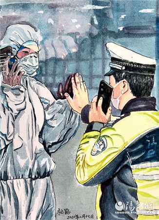 安康平利教师以笔为媒讴歌“最美逆行者”