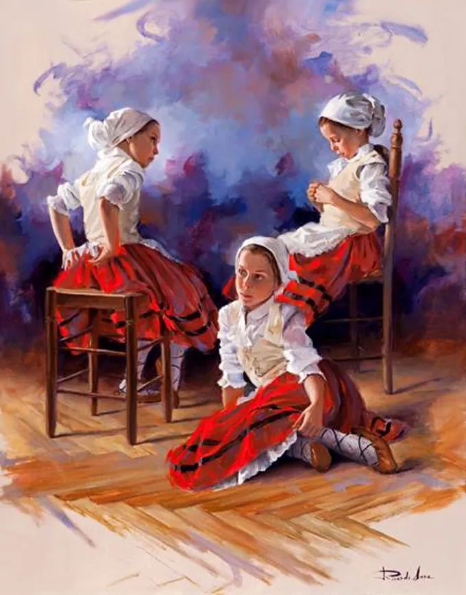 西班牙两位绘画大师笔下的曼妙形体，美的远远超乎你的想象