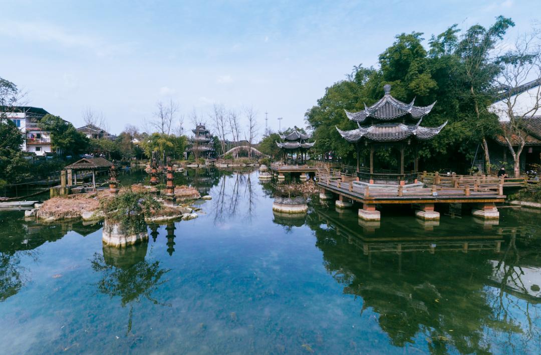 成都黄龙溪古镇美景竖屏,黄龙溪古镇小景