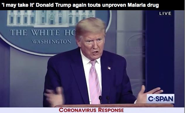 特朗普再次推荐抗疫药物,特朗普推荐的抗疫情药