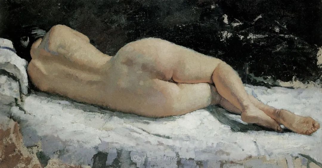 徐悲鸿先生的巨幅油画愚公移山,徐悲鸿中国现代画之父