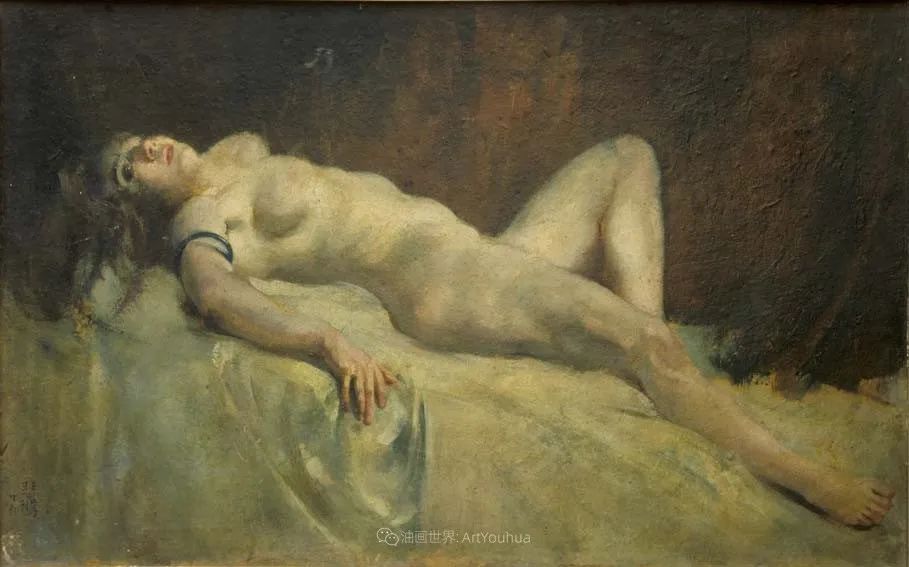 徐悲鸿先生的巨幅油画愚公移山,徐悲鸿中国现代画之父