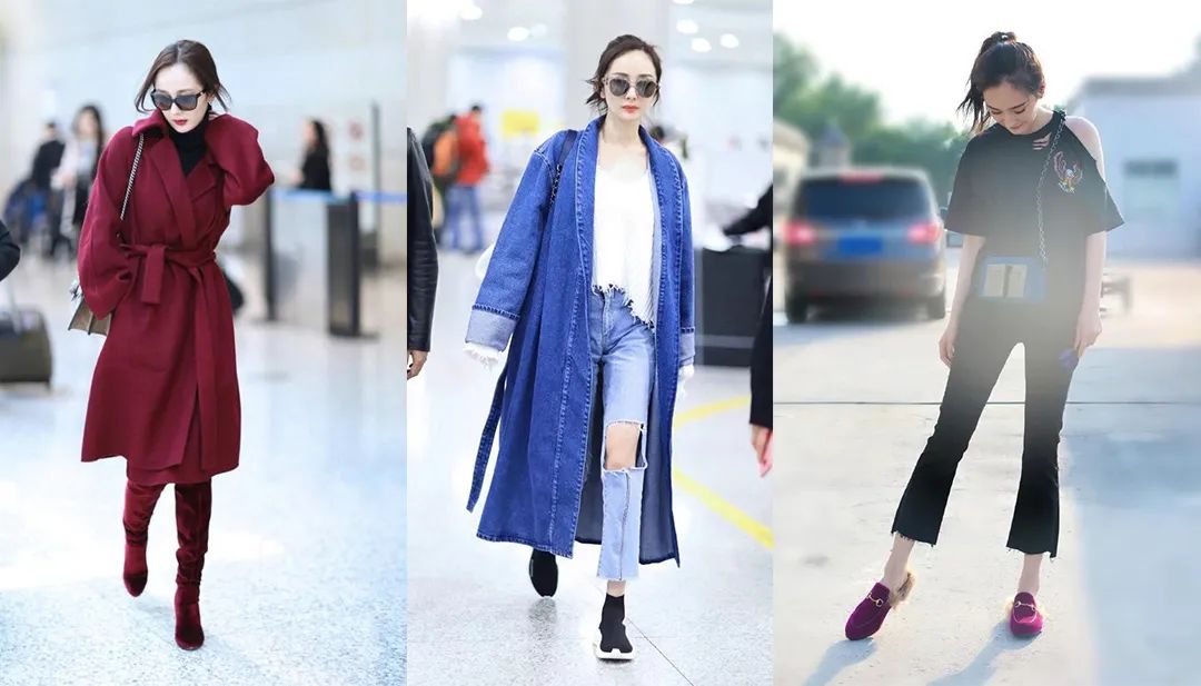 杨幂什么样的单品都能穿好,杨幂穿单品