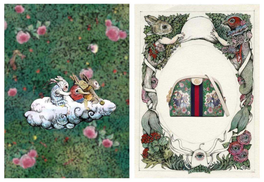 被GUCCI选中的日本另类插画家，作品真是“怪”好看