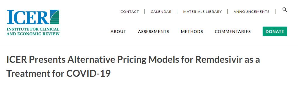 瑞德西韦一疗程近3万元吉利德或被迫放开授权