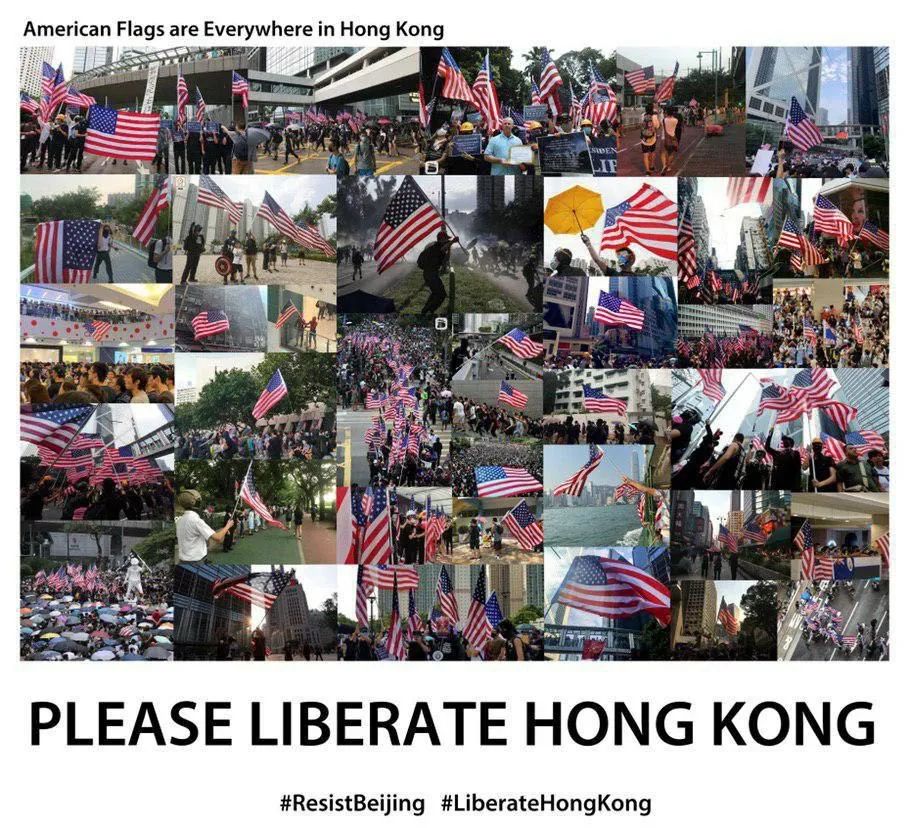 香港，华盛顿正想把你变成战区！