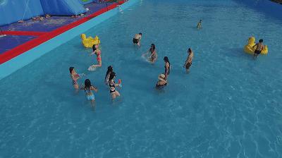 单县门票9.9元水上乐园南湖湾,菏泽最大水上乐园