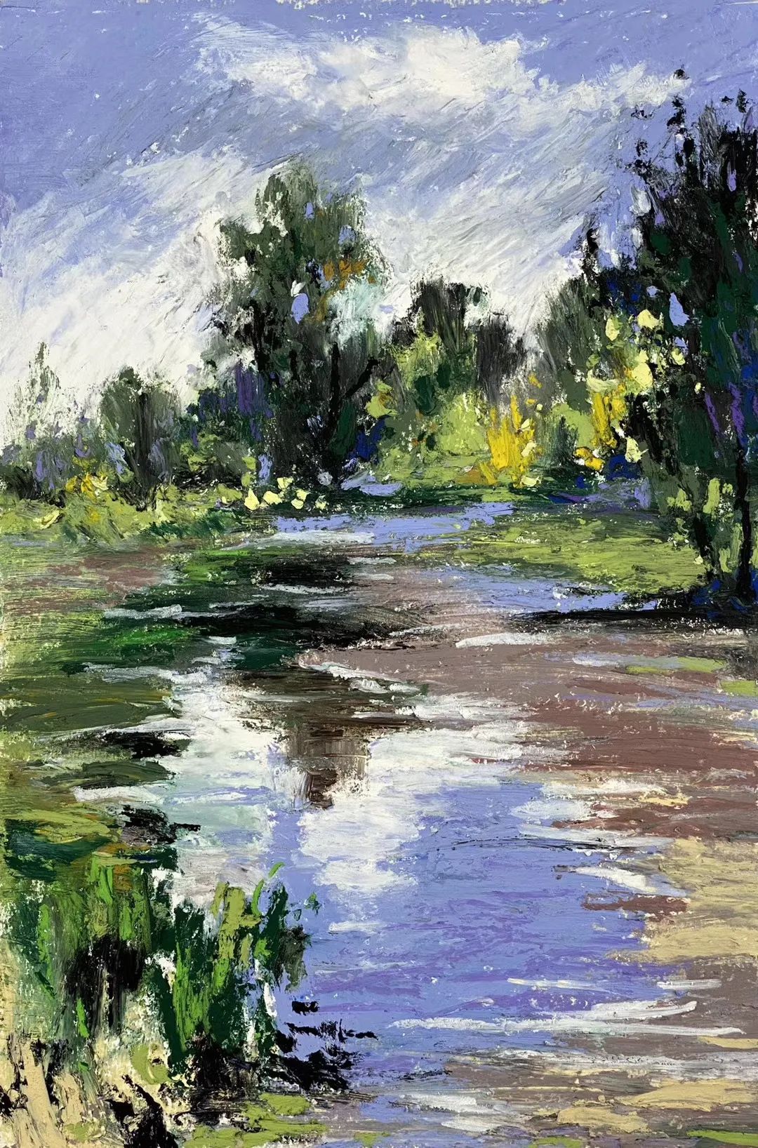 油画棒是油画的一种吗,3块钱的油画棒画油画