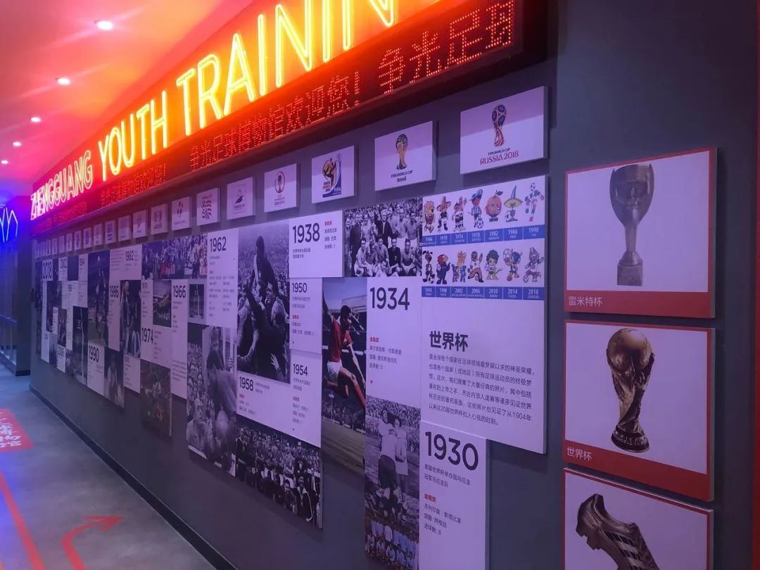 全国唯一足球博物馆,足球博物馆陈列图片