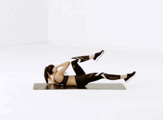 马甲线动作要领,4分钟tabata腰腹核心马甲线必练