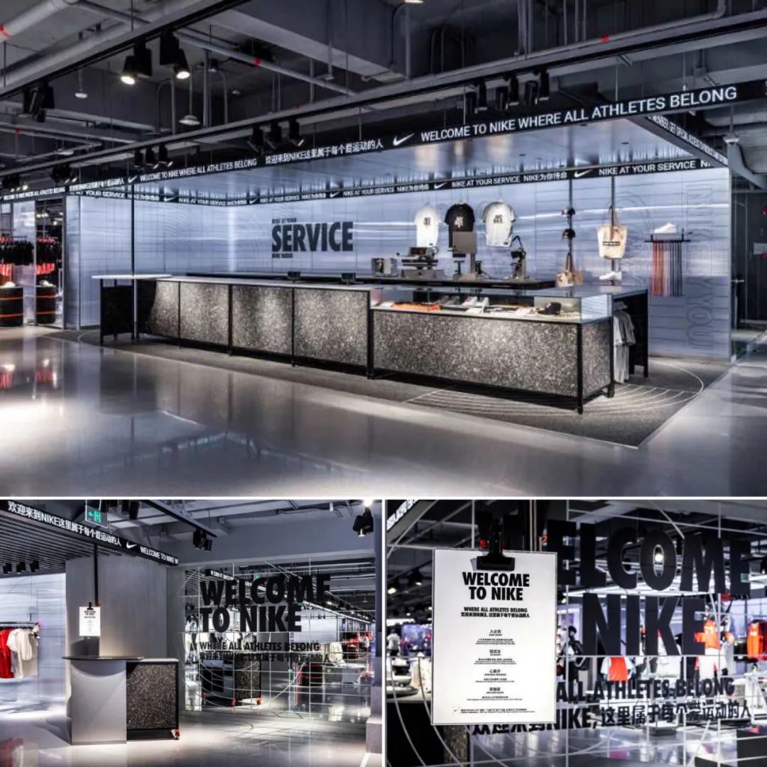 全球nike三大门店,广州nikerise概念店