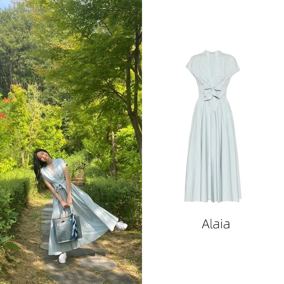 明星银色礼服钟楚曦,钟楚曦zara