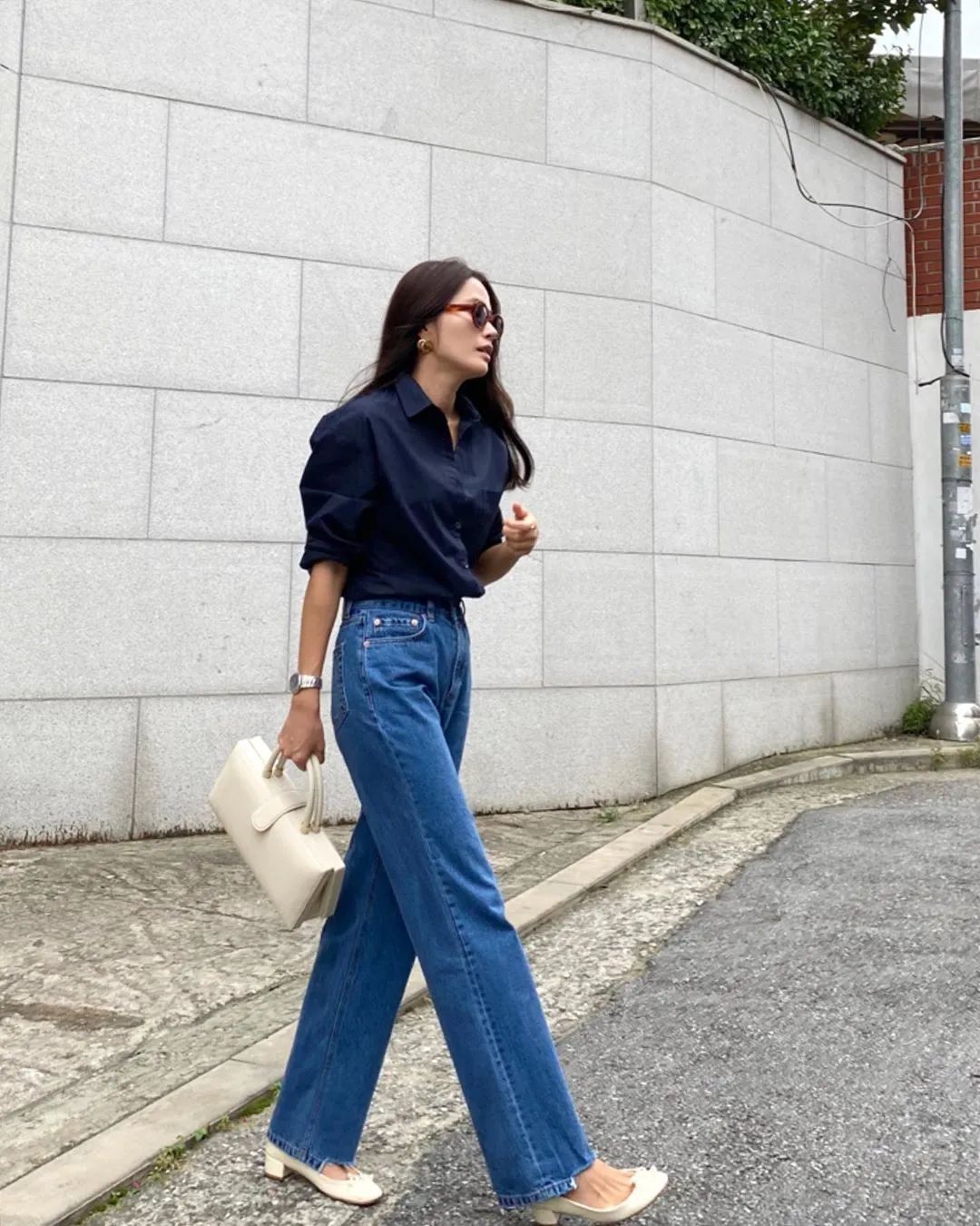夏季简约风韩国ins穿搭博主高级感,韩国穿搭ins时尚博主冬