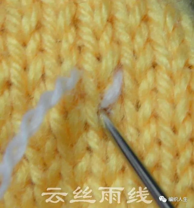 毛衣的正确绣法图解,毛衣绣字的正确方法