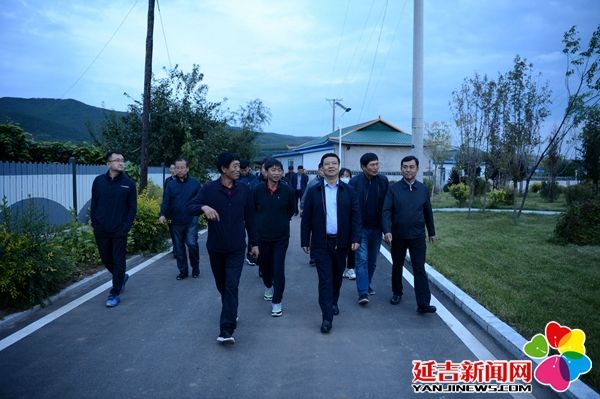 延边州许斌公示,领导考察农村人居环境整治工作