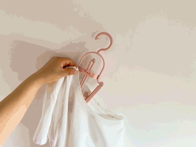 多功能可伸缩折叠衣架省空间,又方便又省空间的折叠衣架