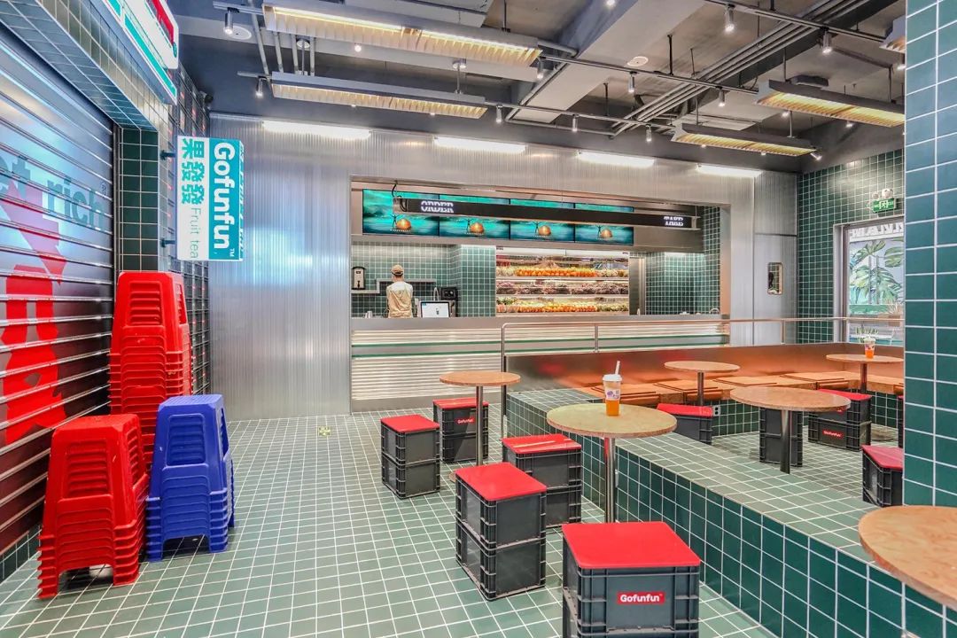 自由贸易茶饮店,鲜切水果茶饮店