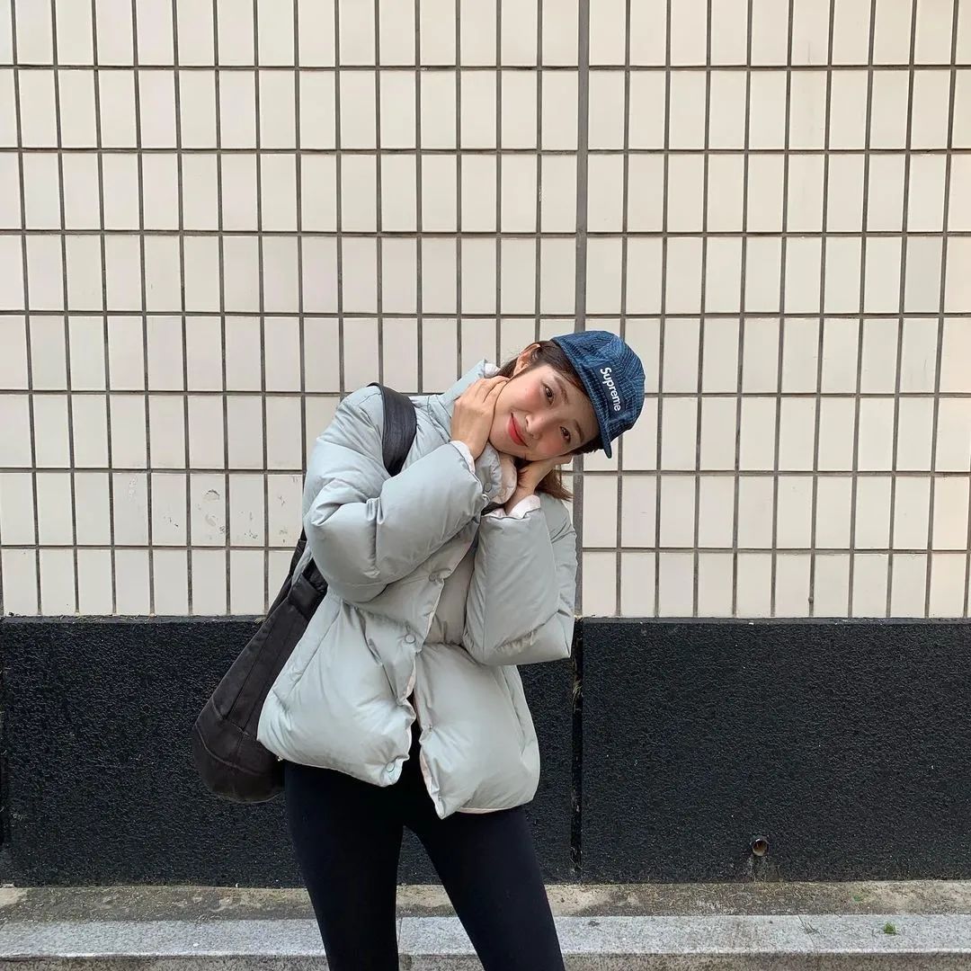 潮韩穿搭女,韩国明星秋装穿搭