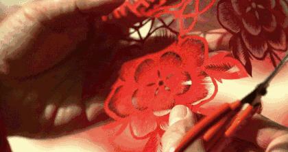 大师教你学剪纸,十分钟内做好看的剪纸