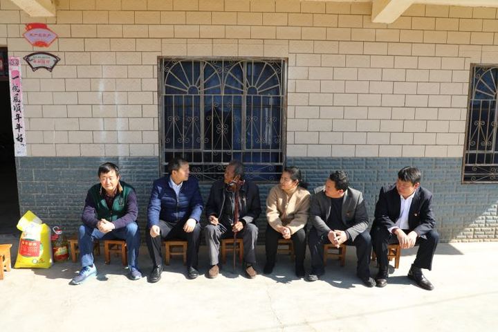 解天云带领第一慰问组开展春节走访慰问活动