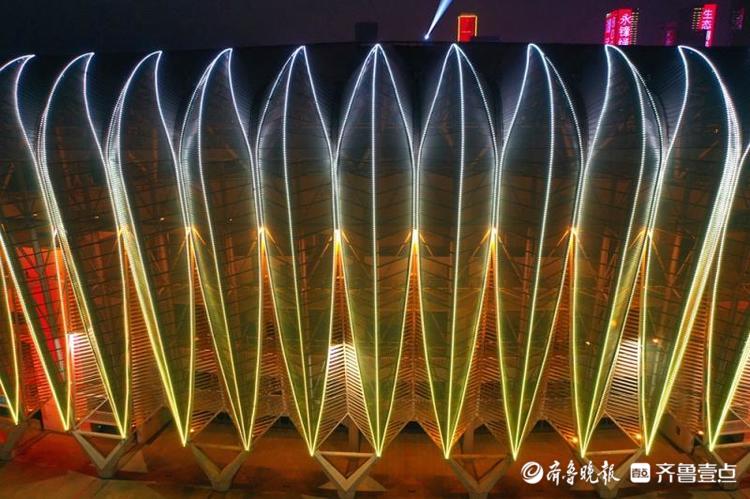 济南霓虹灯,济南城市夜景霓虹灯