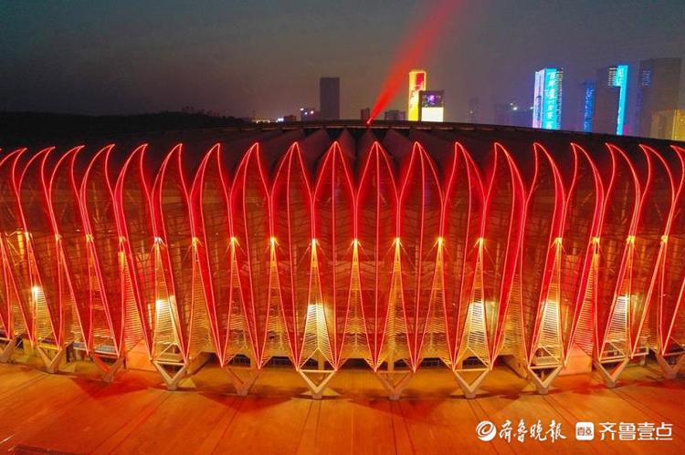 济南霓虹灯,济南城市夜景霓虹灯