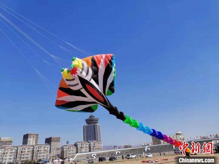 内蒙古巨型风筝放飞视频,内蒙古巨型风筝