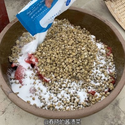 山东酱豆传统西瓜酱制作的全过程,西瓜豆酱和黄豆酱有什么不同