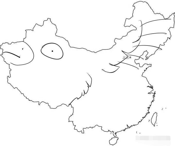 祖国地图像雄鸡,地图上祖国的形状像什么