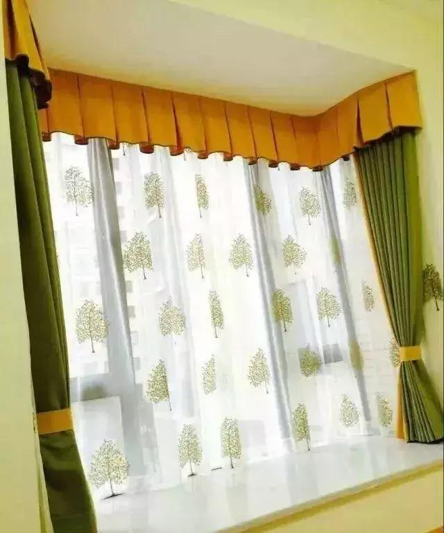 双层弧形工字折帘头效果图,工字折帘头教程