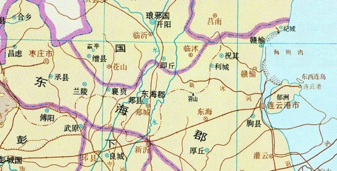 连云港地图区域划分,江苏连云港地图全图