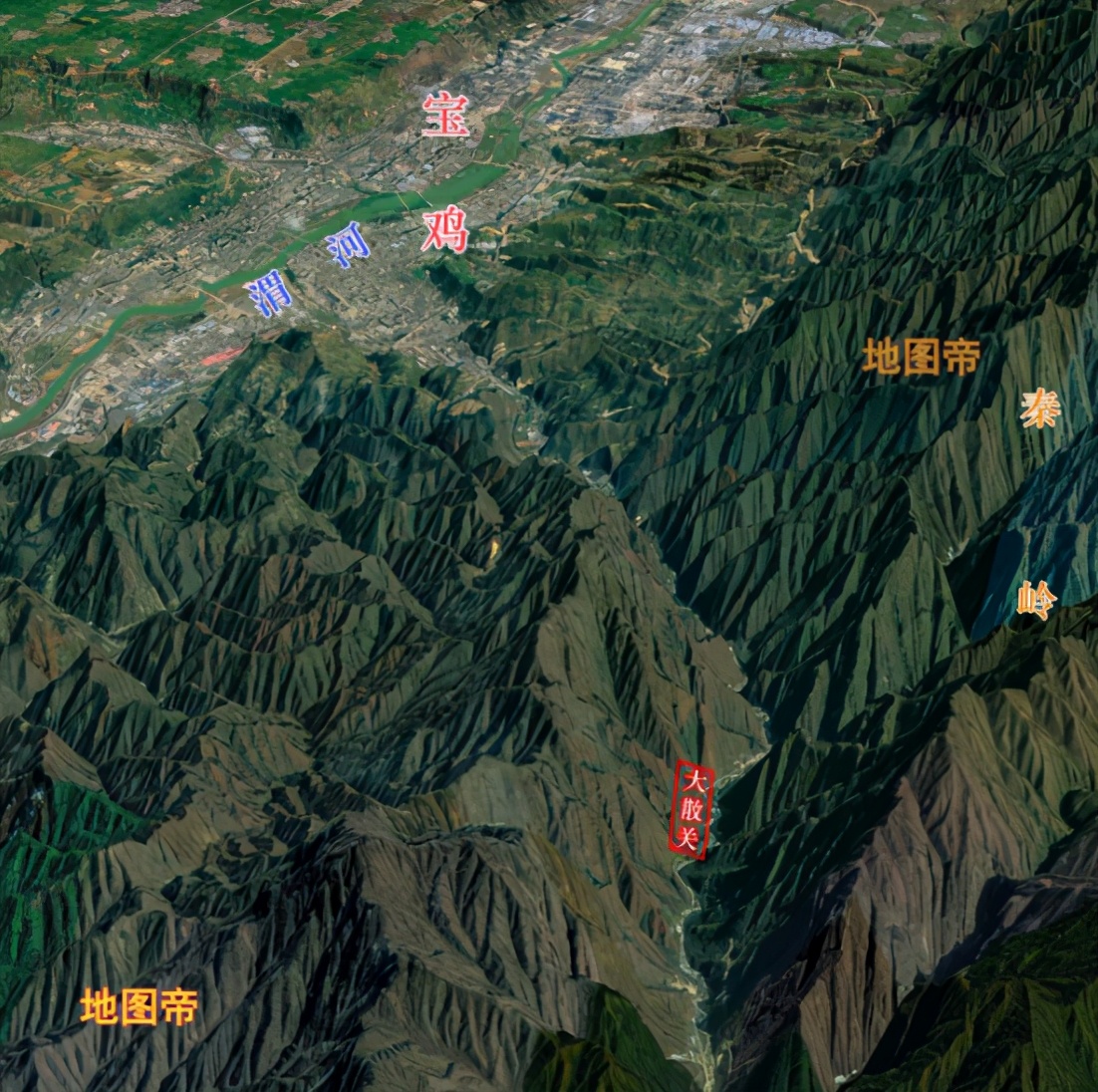 关中地区为啥叫关中?这四关一渡是关键,其中一个还与杨过有关