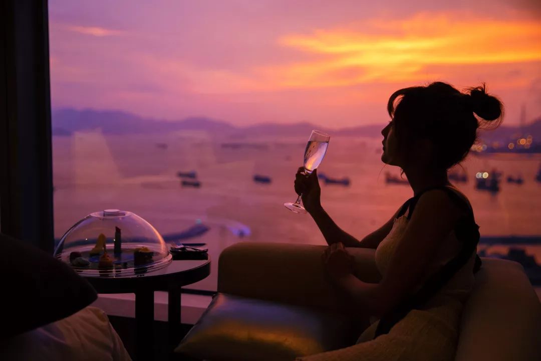 香港w酒店壮美客房,入住的香港酒店