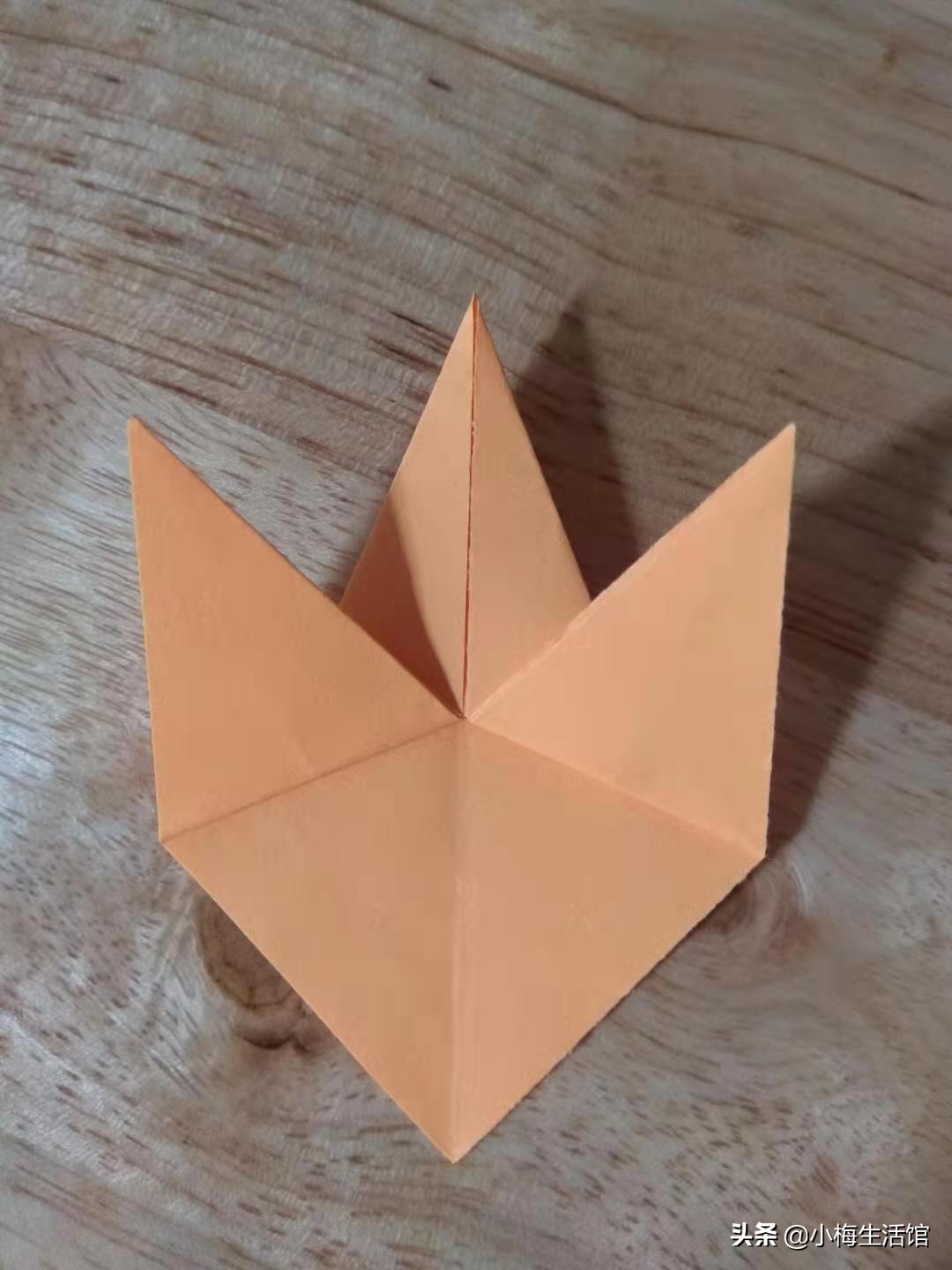 可爱的手工折纸小鱼,折法简单,适合小朋友学的折纸鱼