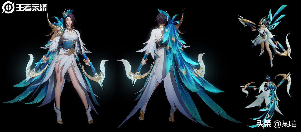 王者荣耀云霓雀翎手绘,王者荣耀云霓雀翎美图