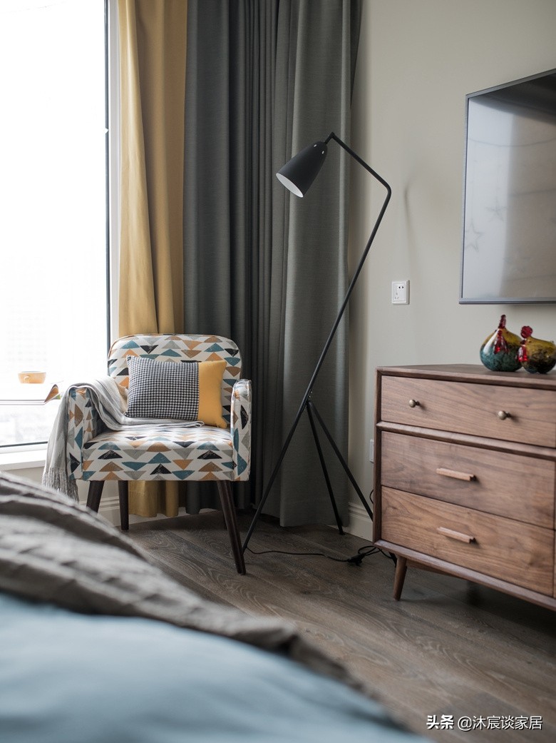 当北欧风格遇上新中式,北欧混搭美式小户型装修