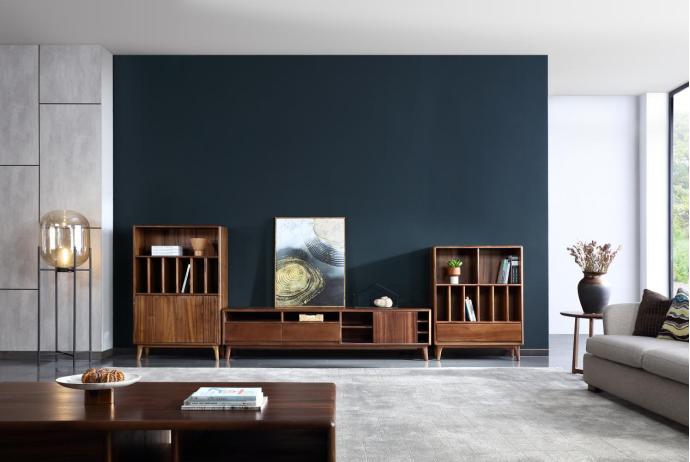 胡桃色电视柜款式大全完整版,黑胡桃电视柜怎么选择