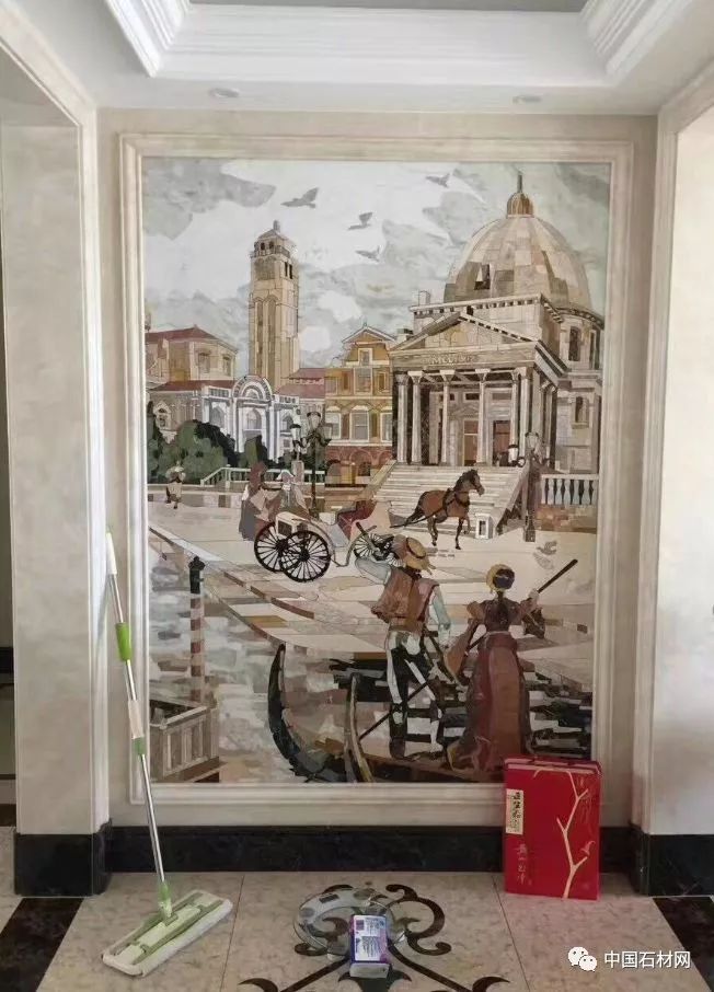 中式别墅石材水刀拼花图册,顶级石材水刀拼花