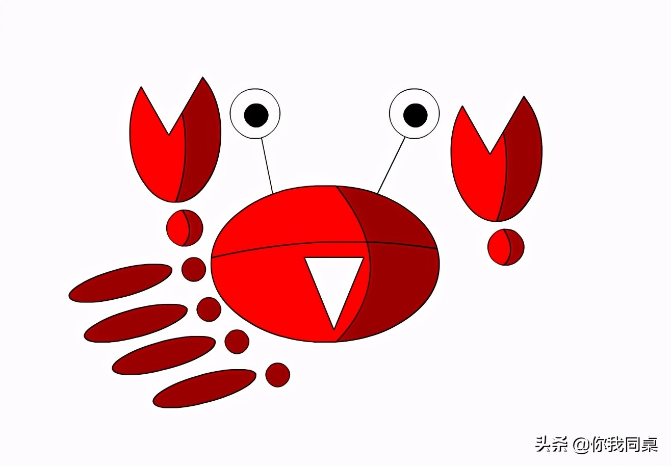 怎样画螃蟹虾图片大全,如何画螃蟹速写画