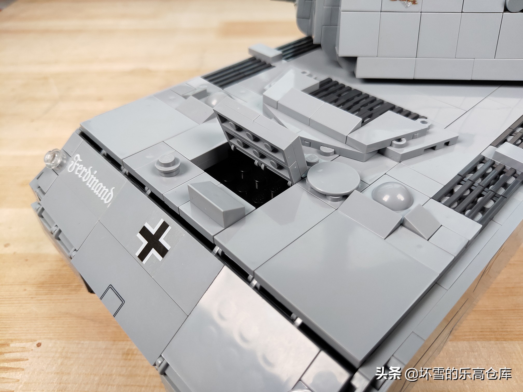 cobi积木英国超重型坦克拼装过程,cobi鼠式积木坦克